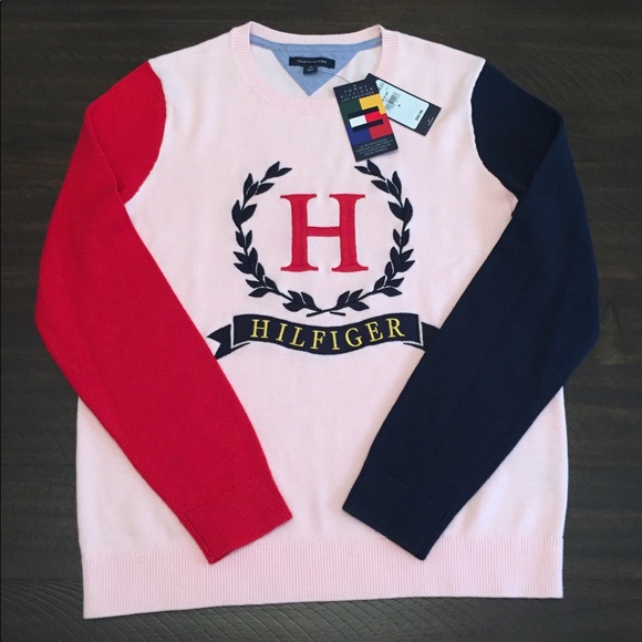 Tommy Hilfiger Sweaters - Tommy Hilfiger archives pink sweater